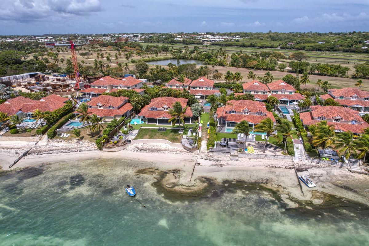 51.Location villa 4 chambres piscine saint françois guadeloupe - Vue mer